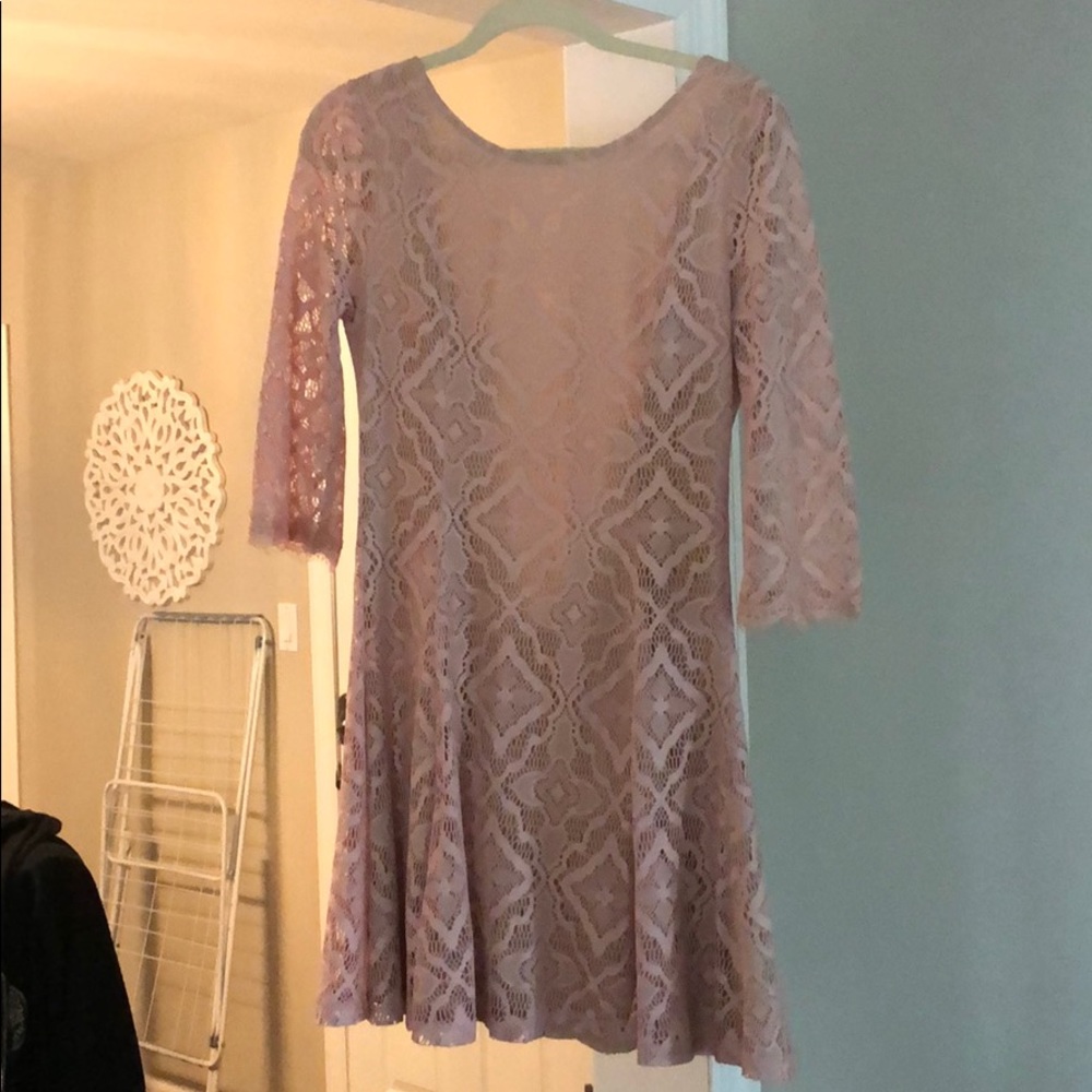 Beautiful pink lace dress